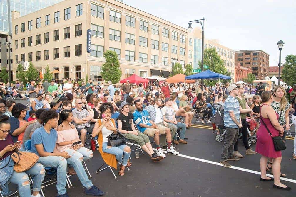 The Local First Street Party draws several thousand to downtown Grand Rapids each year.